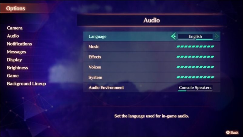 Xenoblade Chronicles 3: How To Change Audio Language