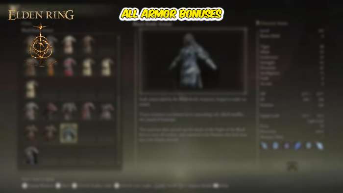 Elden Ring: All Armor Bonuses